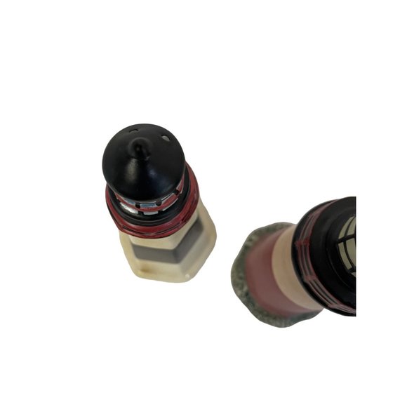 Vintage Set of Ceramic Lighthouse Salt and Pepper Shakers 5" tall x 2 1/2" White - Picture 5 of 5